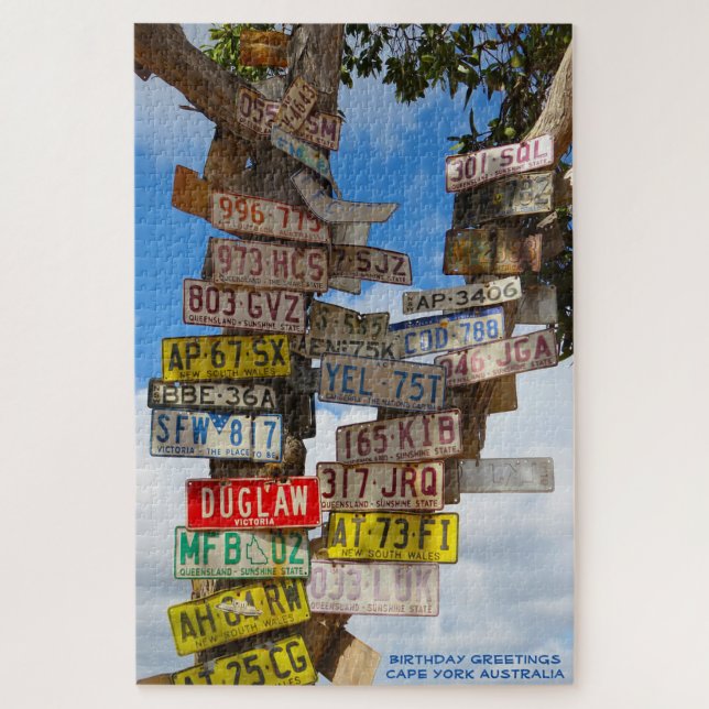 Quebra-cabeça Cartões de aniversários Cape York Austrália (Vertical)