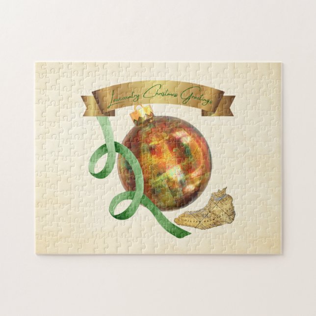 Quebra-cabeça Cartões de natal de Lowcountry Hilton Head Island (Horizontal)