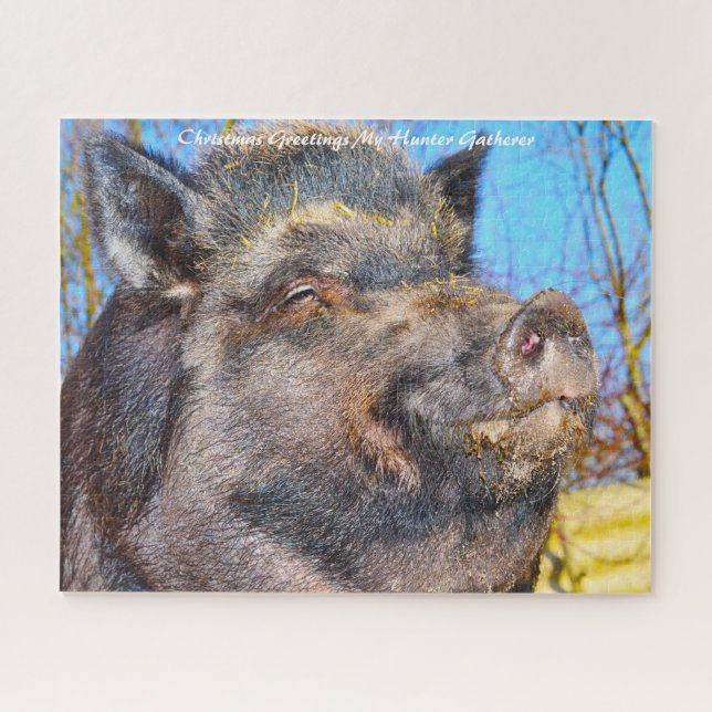 Quebra-cabeça Cartões de natal Meu Coletor de Caça (Horizontal)