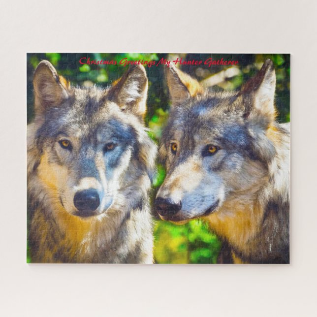 Quebra-cabeça Cartões de natal Meu Coletor de Caça (Horizontal)