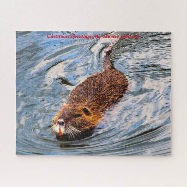 Quebra-cabeça Cartões de natal Meu Coletor de Caça (Horizontal)