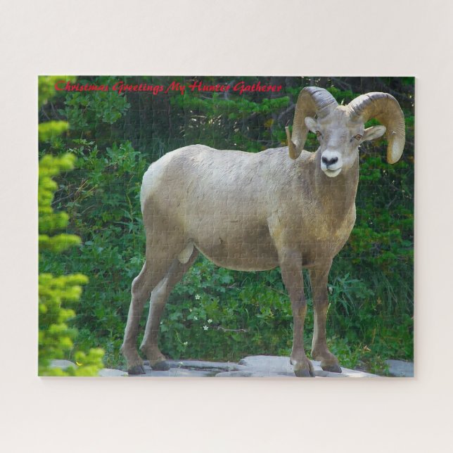 Quebra-cabeça Cartões de natal Meu Coletor de Caça (Horizontal)