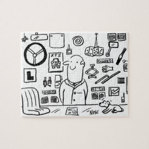 Quebra-cabeça Cartografia de armazenamento de acessórios para au