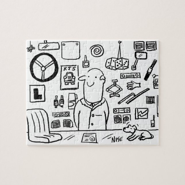 Quebra-cabeça Cartografia de armazenamento de acessórios para au (Horizontal)