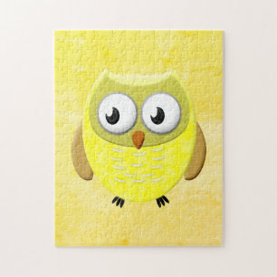 Quebra-cabeça Cartoon Baby Owl