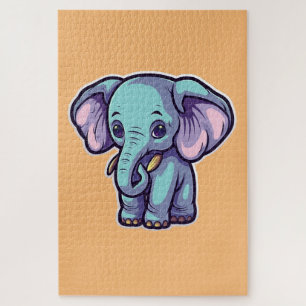QUEBRA-CABEÇA CARTOON ELEPHANT