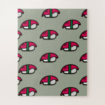 Cartoon Kawaii Sushi, Arroz de Peixe e Algas Marin