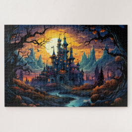 Quebra-cabeça Casa Assombrada | Feliz Dia das Bruxas