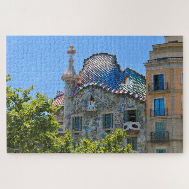 Quebra-cabeça Casa Batllo, Barcelona, Espanha (Horizontal)
