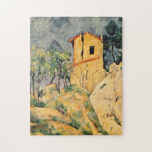 Quebra-cabeça Casa com Paredes Rachadas ~ Cezanne 11 x 14 (Vertical)
