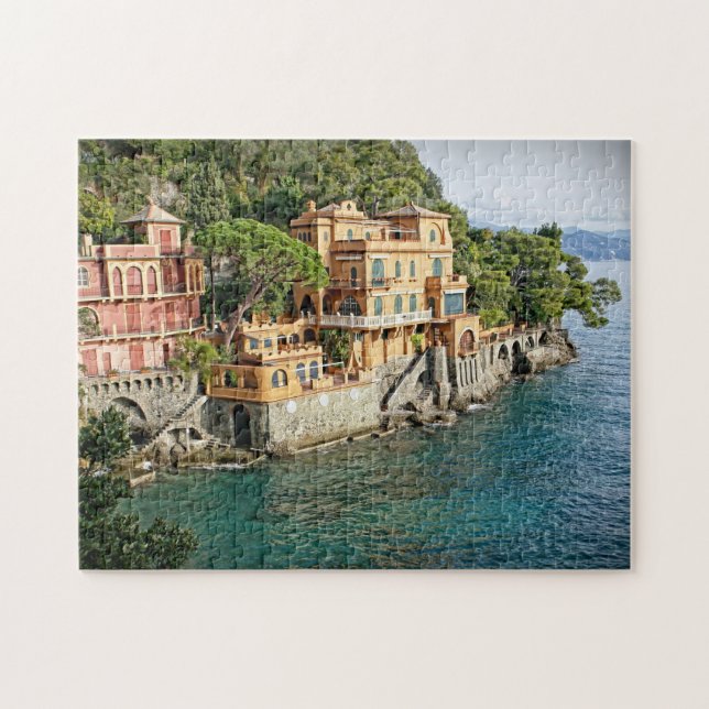 Quebra-cabeça Casa de Verão Italiana - 11x14 - 252 pcs. (Horizontal)