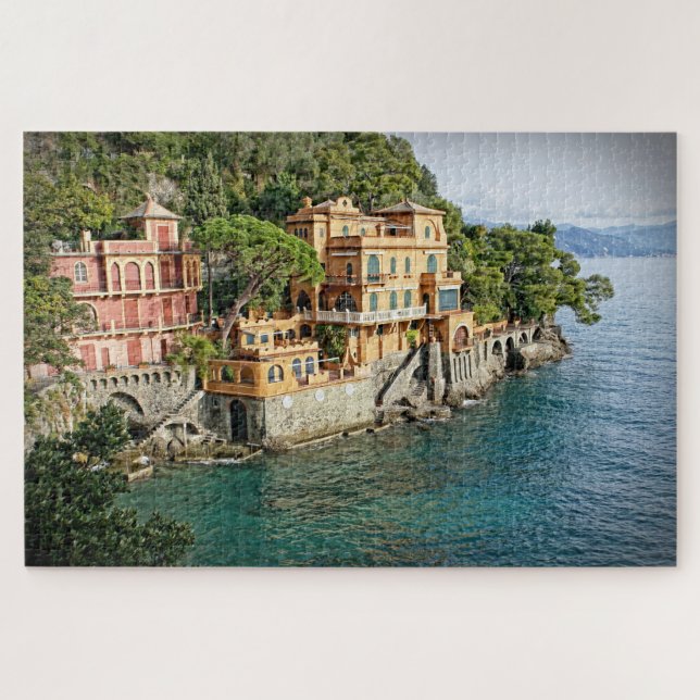Quebra-cabeça Casa de Verão na Itália - 20x30 polegadas - 1014 p (Horizontal)