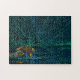 Quebra-cabeça Casa do vale de Wainiha em uma noite estrelado