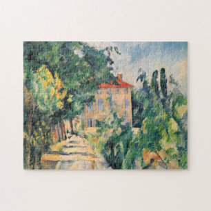 Quebra-cabeça Casa e paisagem por Paul Cezanna, C 1890