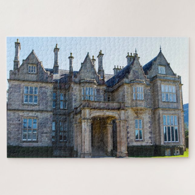 Quebra-cabeça Casa Muckross de Killarney. Kerry Irlanda. (Horizontal)