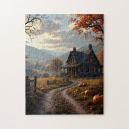 Quebra-cabeça Casa para o dia de ação de graças