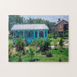 Quebra-cabeça Casa tropical Belize.