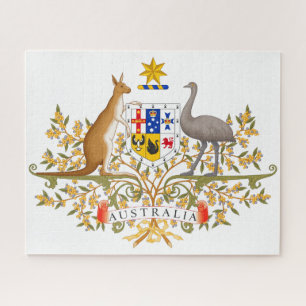 Quebra-cabeça casaco de armas da Austrália