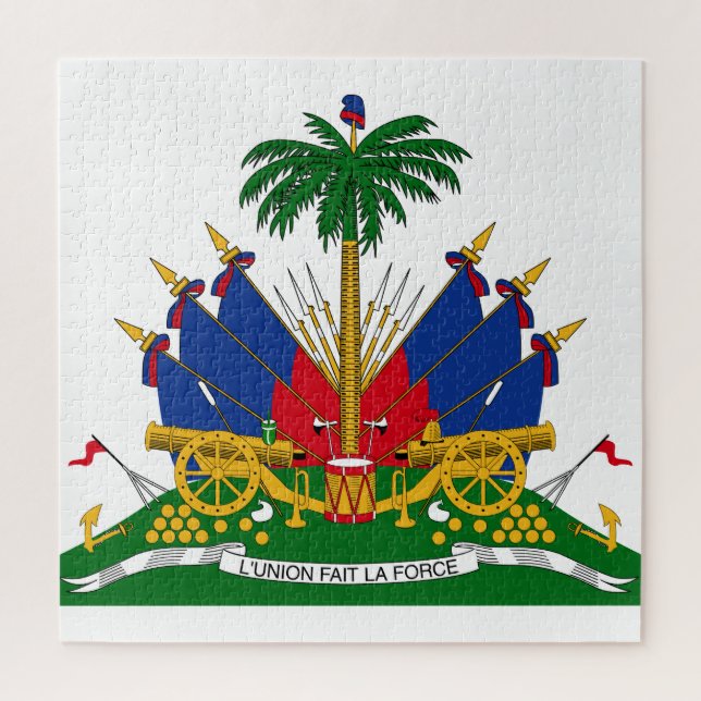 Quebra-cabeça Casaco de Armas do Haiti (Haiti) (Vertical)