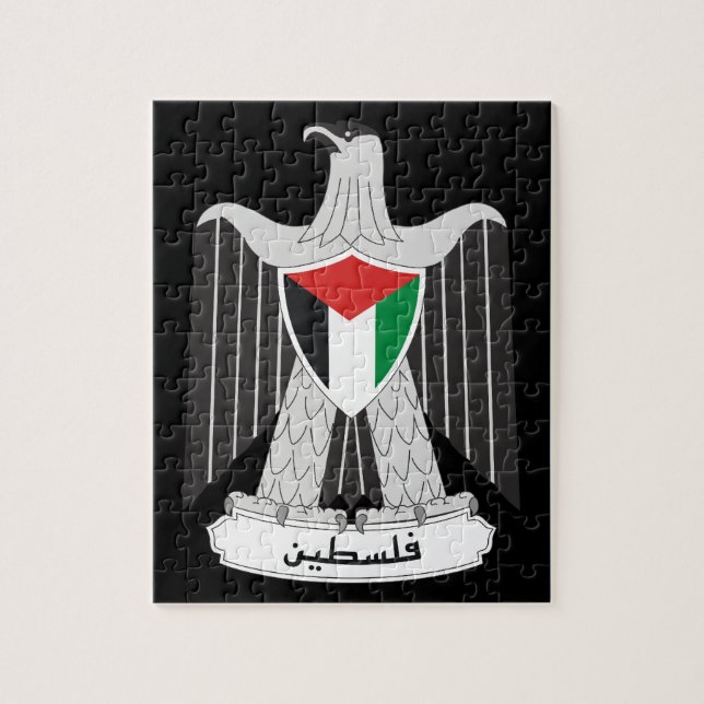 Quebra-cabeça casaco de braços da palestina (Vertical)