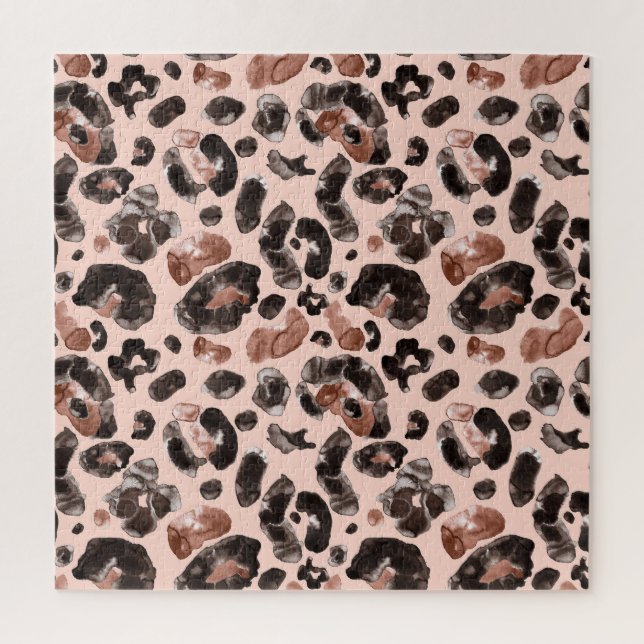 Quebra-cabeça Casaco de leopardo, padrão sem descontinuidades da (Vertical)