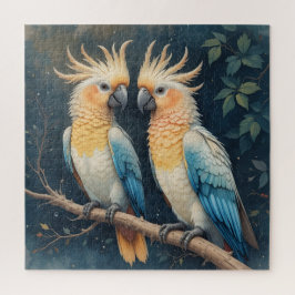 Quebra-cabeça Casal de Cenoura Cockatoo