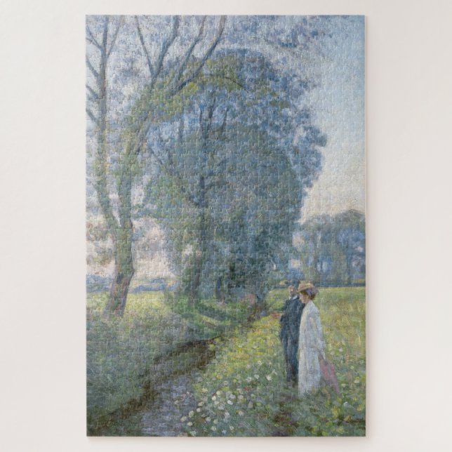 Quebra-cabeça Casal Noivo (Casamento e Casamento) (Noivado) (Vertical)