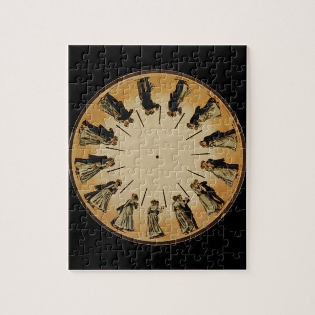 Quebra-cabeça Casal Phenakistoscope Waltzing de Eadweard (Vertical)