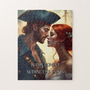Quebra-cabeça Casal Romântico Pirata - Neste Momento, Nada
