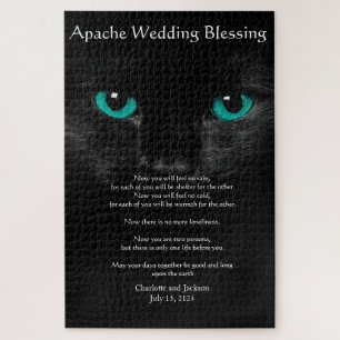 Quebra-cabeça Casamento Apache Bbenção Gato Negro
