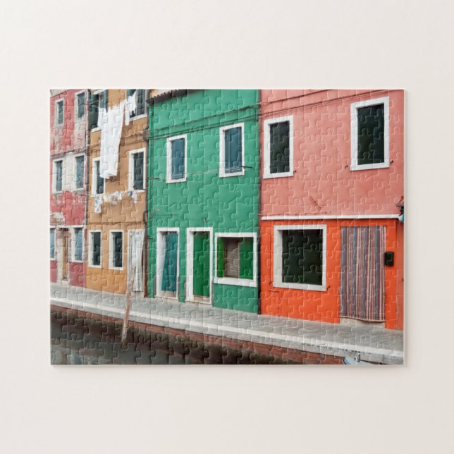 Quebra-cabeça Casas à beira-mar (Horizontal)