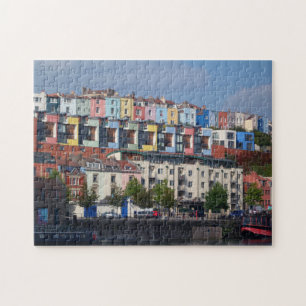 Quebra-cabeça Casas Coloridas Da Água Bristol Harbourside