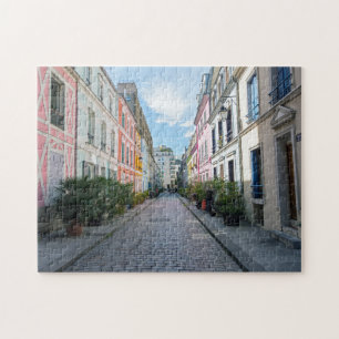 Quebra-cabeça Casas coloridas em Rue Cremieux - Paris