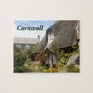 Quebra-cabeça Casas de campo na fotografia de Cadgwith Cornualha