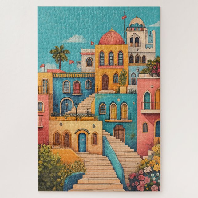 Quebra-cabeça Casas de fole orientais (Vertical)