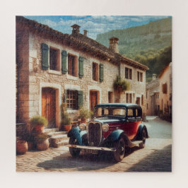 Quebra-cabeça Casas de pedra russa.