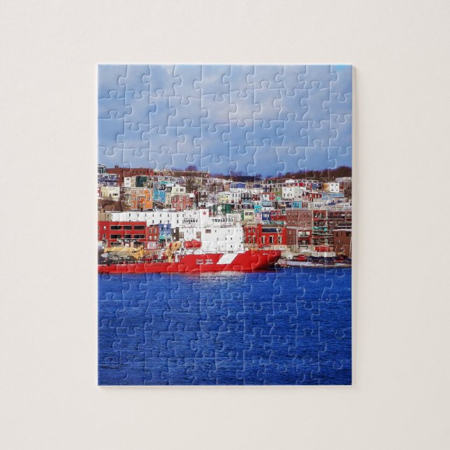 Quebra-cabeça Casas do Jellybean em St John (Vertical)