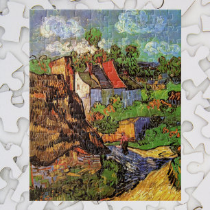 Quebra-cabeça Casas em Auvers por Vincent van Gogh