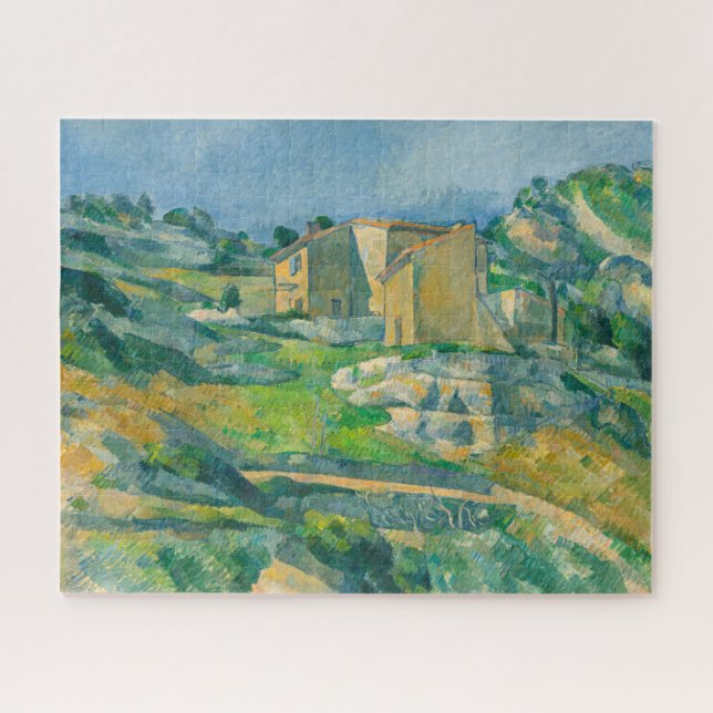 Quebra-cabeça Casas em Provença, por Pul Cesanne (Horizontal)