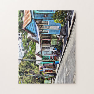 Quebra-cabeça Casas pequenas em Ste-Lucia