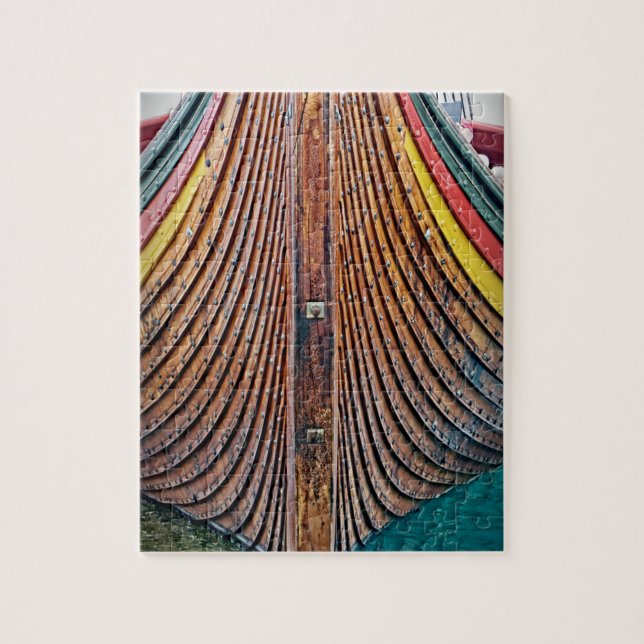 Quebra-cabeça Casca do navio de Viking - 8x10 - 110 PCes. (Vertical)