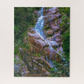 Quebra-cabeça Cascata - Caminho Inca, Peru - Fotografia Viagem