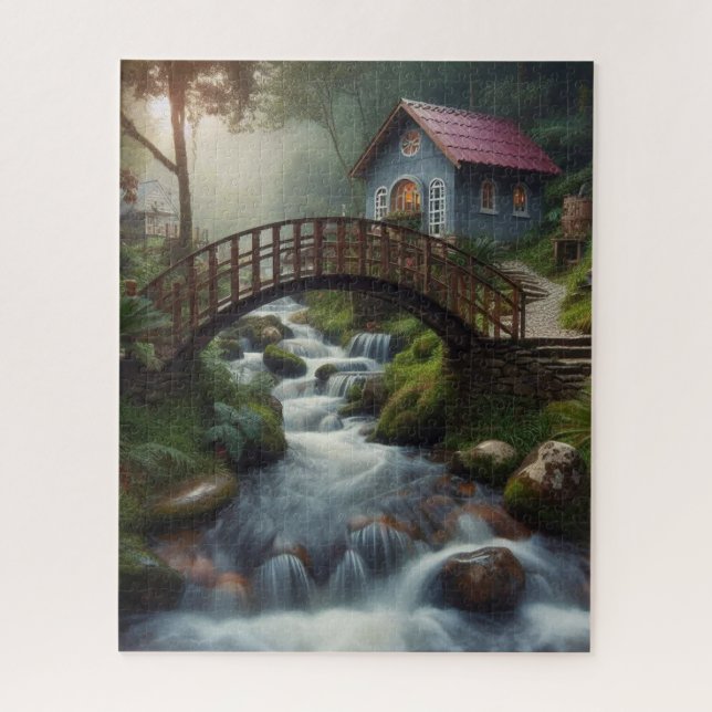 Quebra-cabeça Cascata de Cabina Secreta (Vertical)