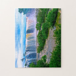 Quebra-cabeça cascata do excelente