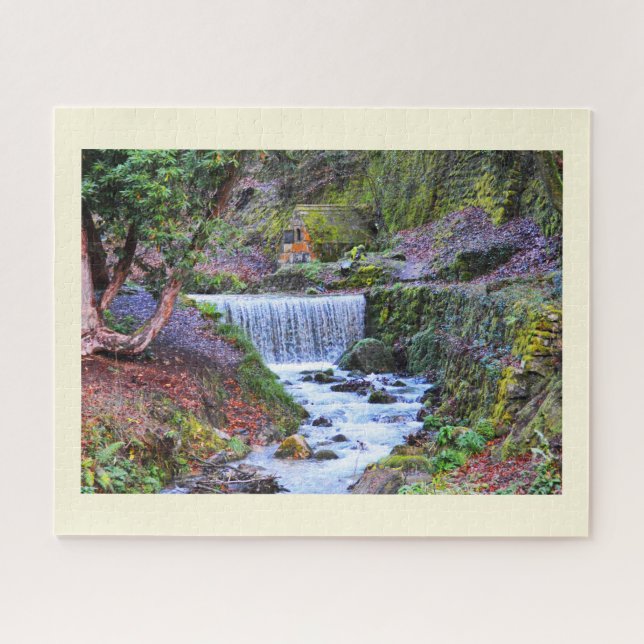 Quebra-cabeça Cascata na Cornualha (Horizontal)
