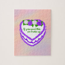 Casse-tête Gateau haineux - Cartões de agradecimen