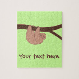 Quebra-cabeça Castanho Sorrindo Lama com Nariz Cardíaco