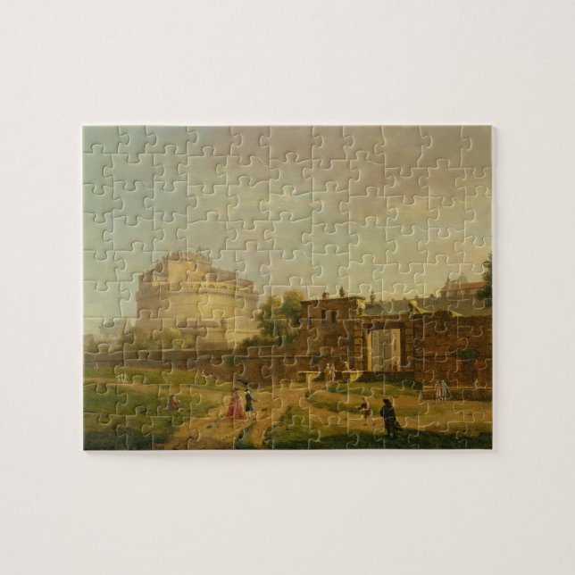 Quebra-cabeça Castel Sant'Angelo, Roma, 1776 (óleo em canvas) (Horizontal)