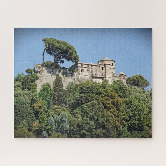 Quebra-cabeça Castello Brown - Portofino, Itália - 16x20 -520 pc (Horizontal)