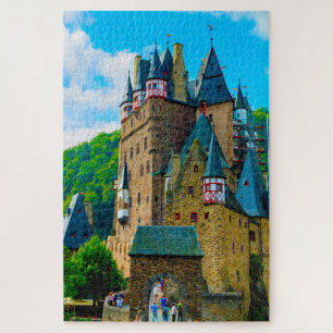 Quebra-cabeça Castelo Burg Eltz Alemanha.